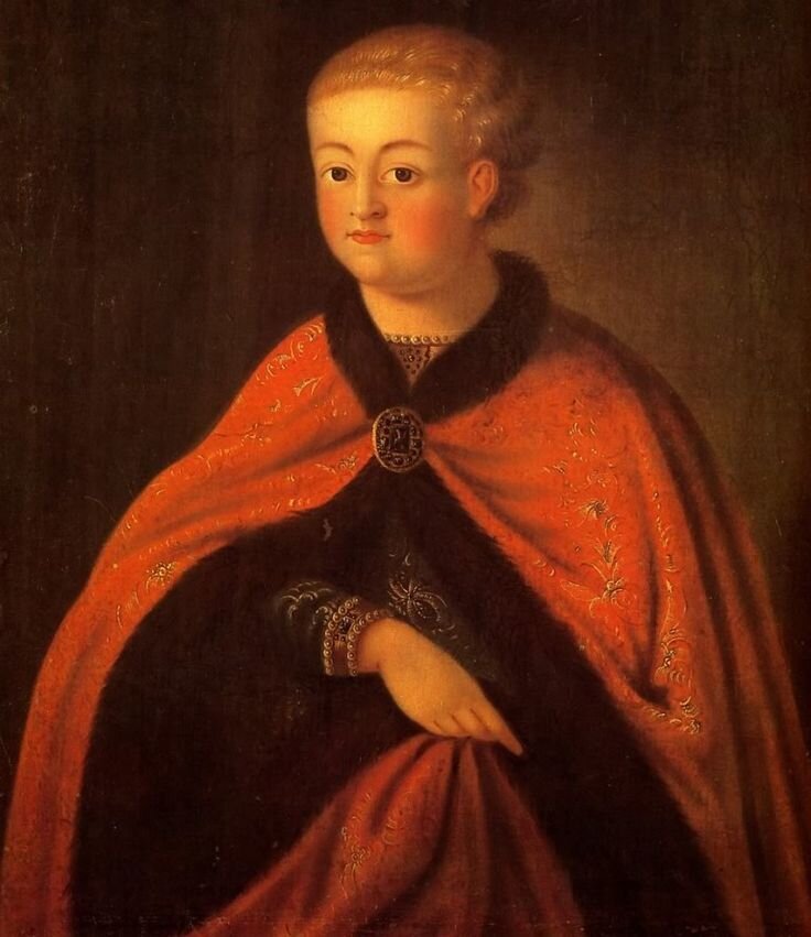 Царевич Алексей Алексеевич (1654-1670). Именно он оказался формальным руководителем Московского государства в период эпидемии. А было ему полгода от роду.