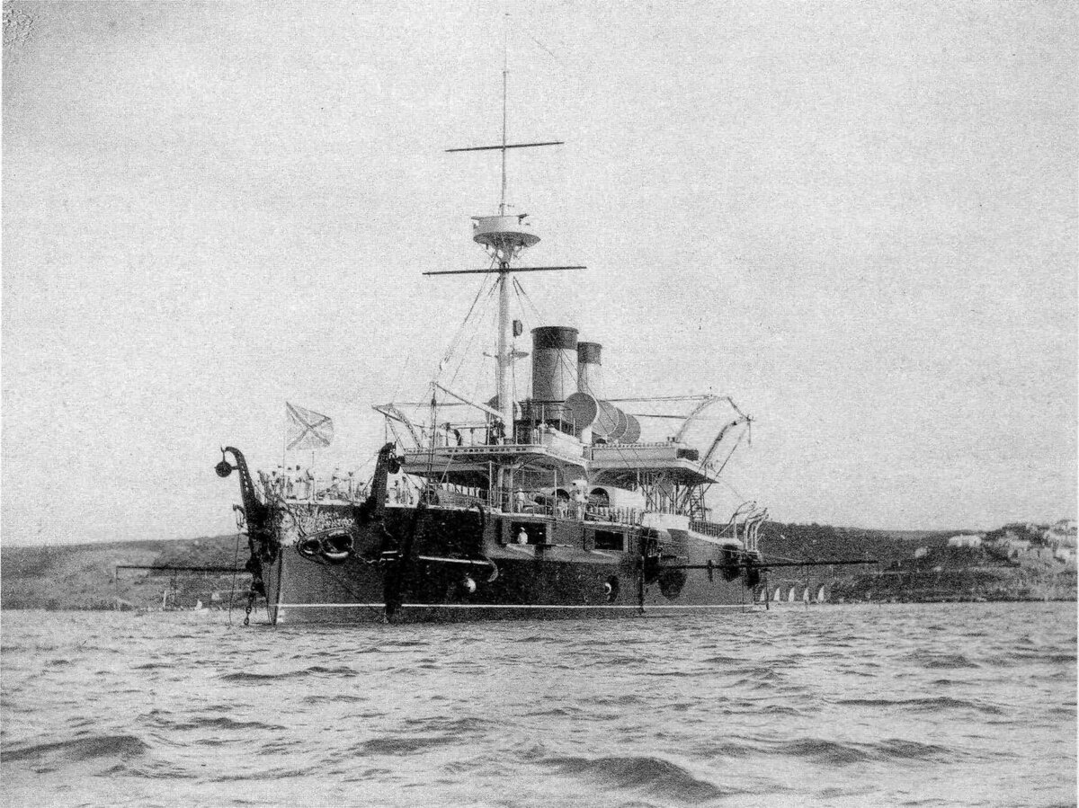 Эскадренный броненосец Черноморского флота  "Чесма".