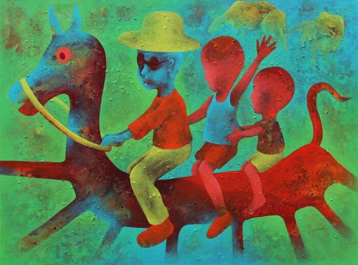 Картины Лакхана Сингх Джата