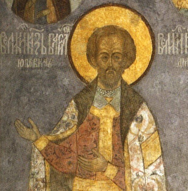 Василий Юрьевич "Косой", роспись Архангельского собора Московского Кремля