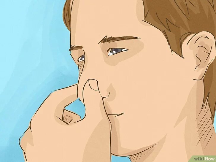 1 Сдавите участок кожи между указательным и большим пальцами. Хорошенько сдавите кожу между двумя пальцами. Сжимайте так, чтобы ощутить боль, но старайтесь не оставлять синяк. Подобная боль должна отвлечь вас от желания заплакать.[1]