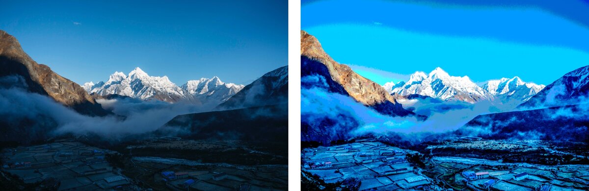 Примерный результат ночи работы фотошопа на IBM PC III в 1984 году. Сейчас это занимает секунд 5 от силы