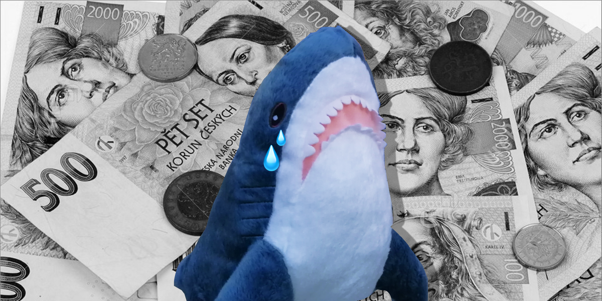 Акула плачет, но продолжает тратить деньги