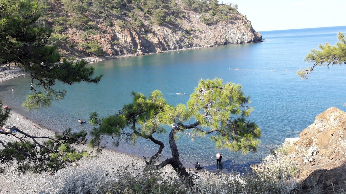 Пляжи Средиземного моря. Фото из личного архива.