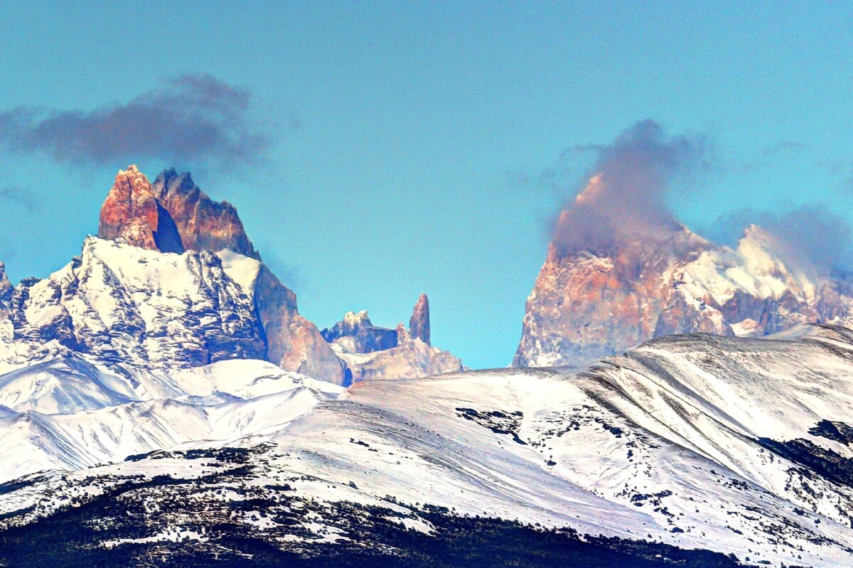  Торрес-дель-Пайне вид из Аргентины