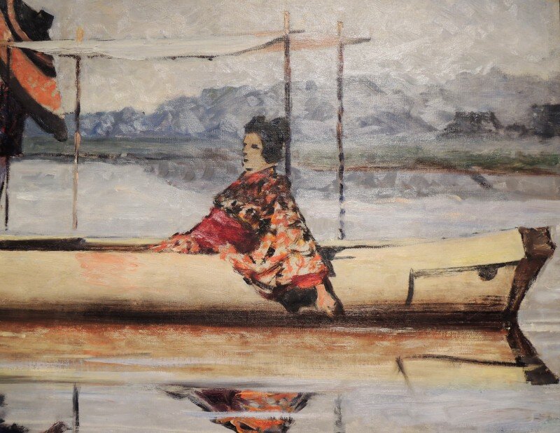 Илл.: В. Верещагин, «Прогулка в лодке» (1903-4), фрагмент. ГРМ 
