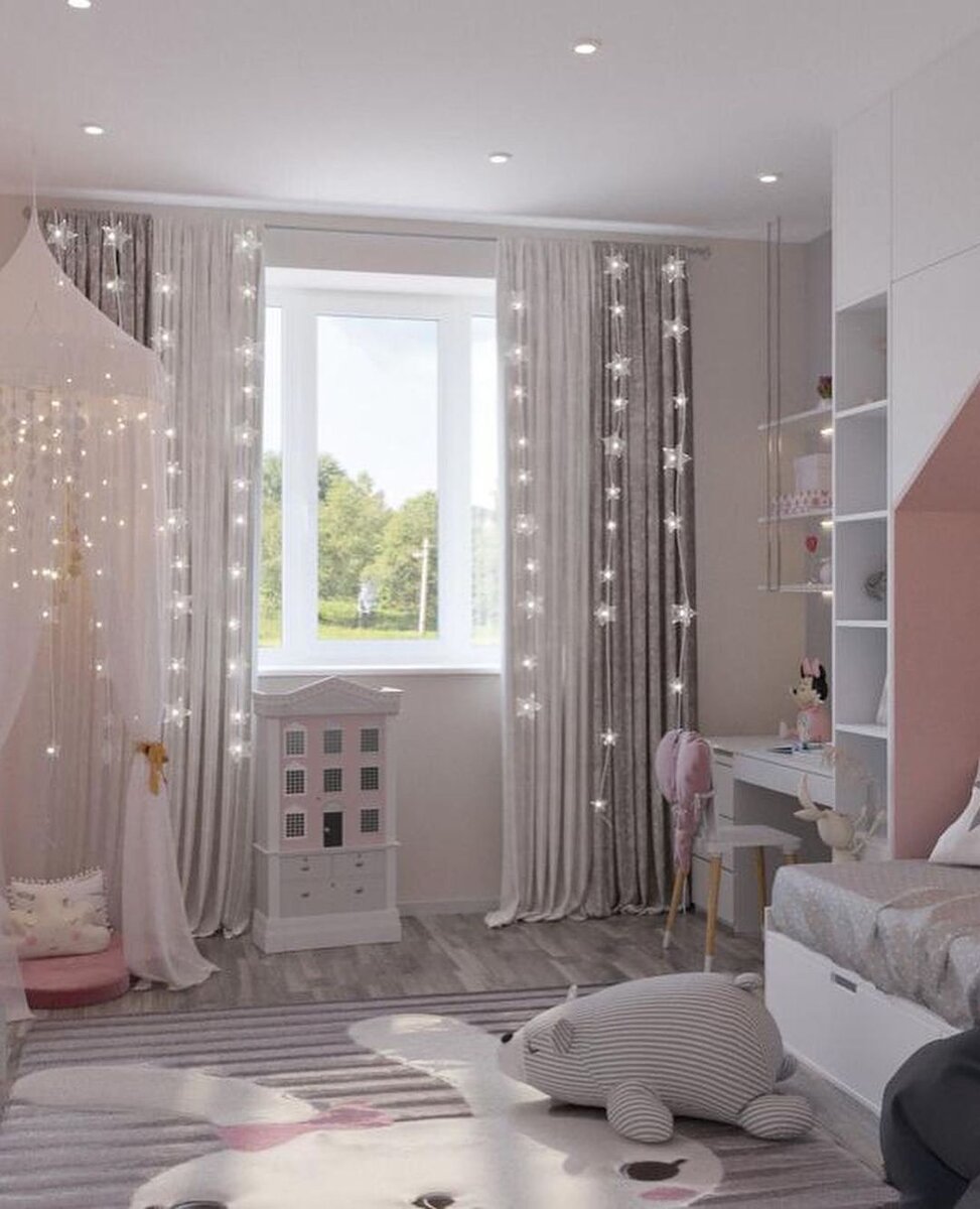 Дизайн-проект комнаты для дочки @nadezdaberdnikova