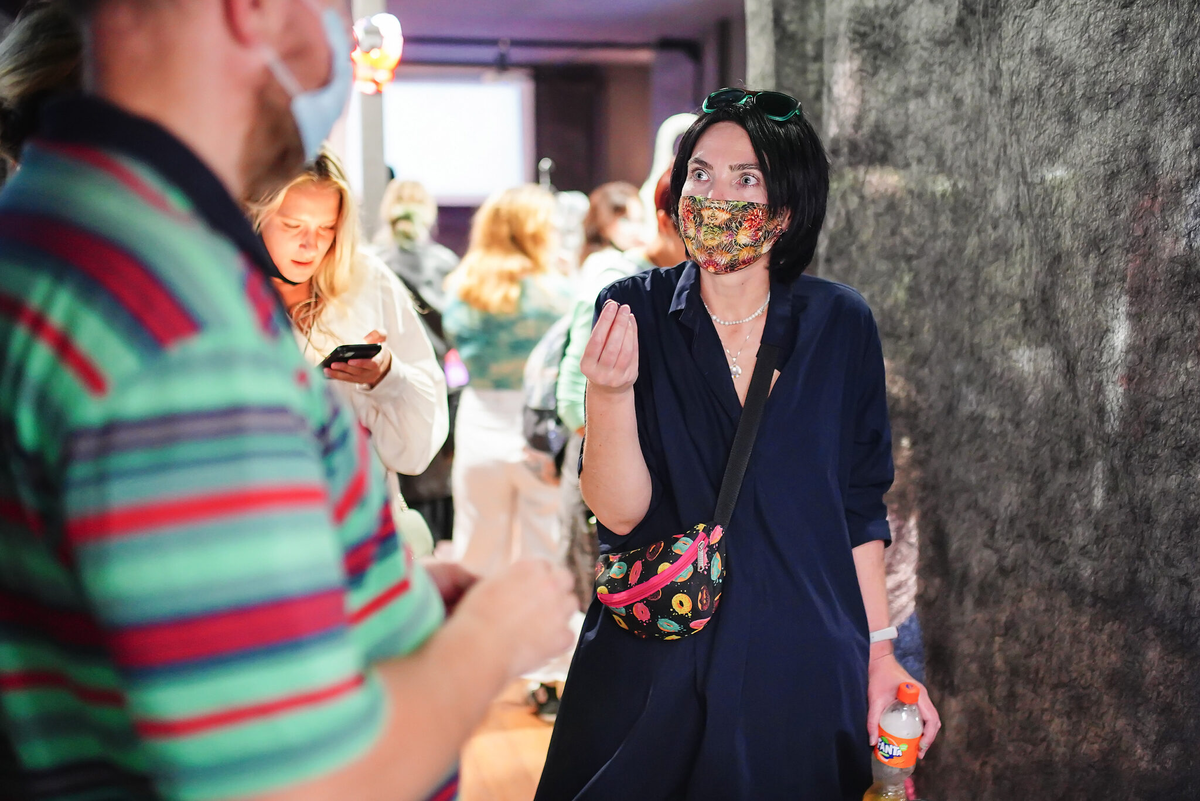 Участница арт-группы «Грязные женщины» Ира Коротаева.