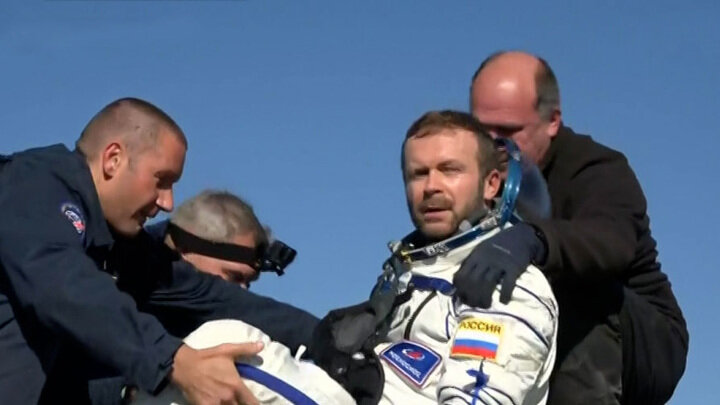 Клим Шипенко после приземления - порядок!