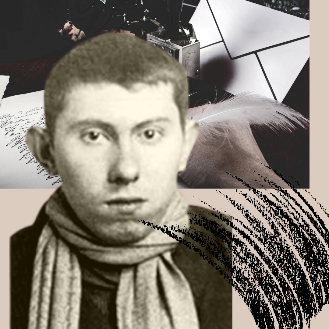 Поэт Николай Глазков в молодости.