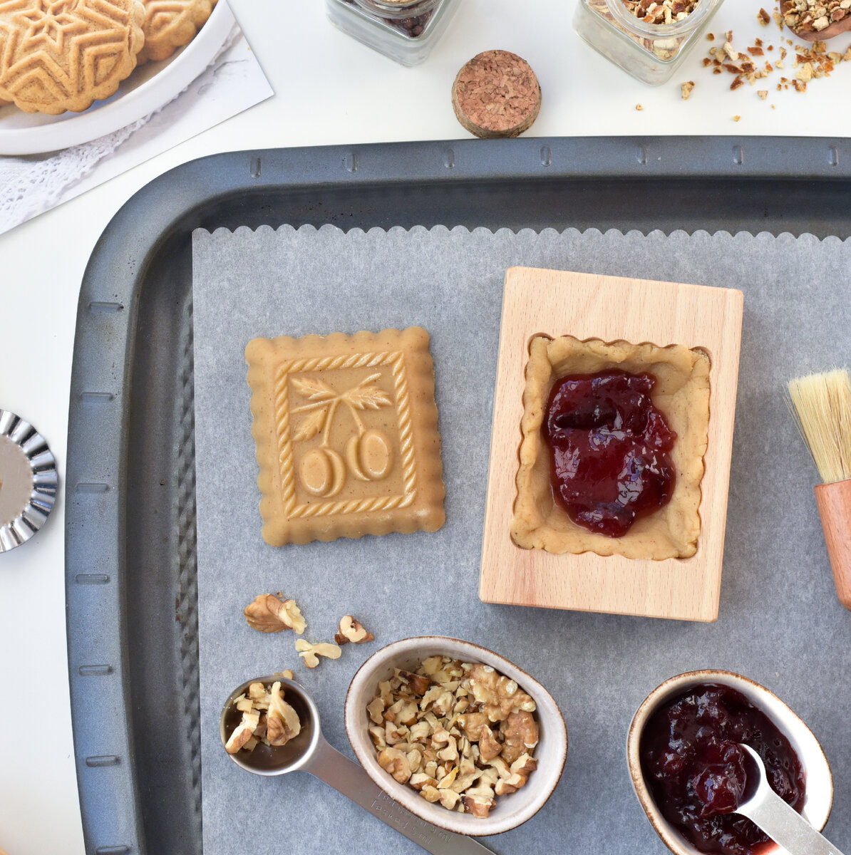 Пряник со сливовым кисленьким джемом