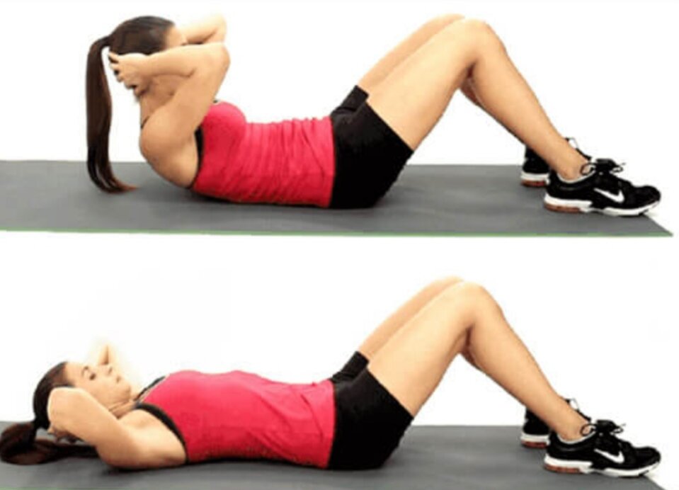 Правильная техника скручиваний 