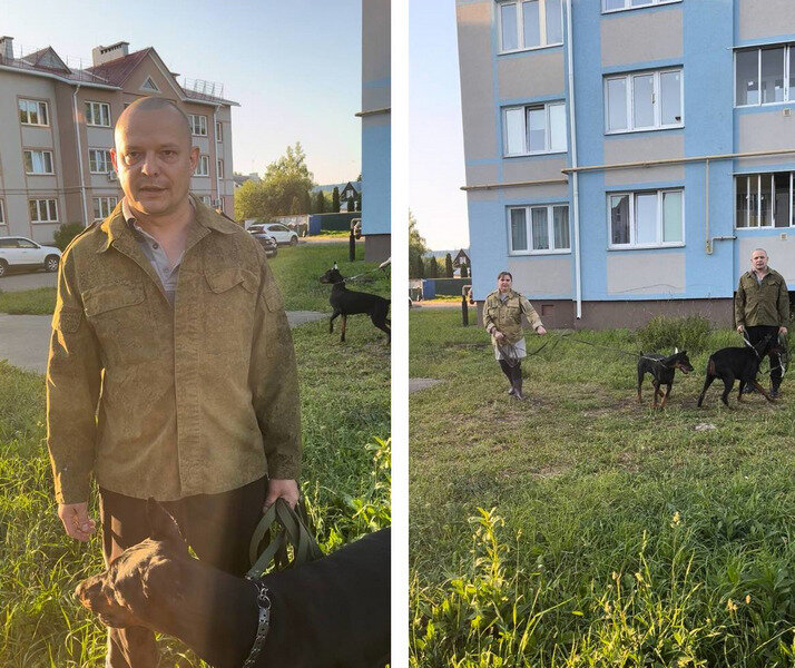    В Новой Ильинке два разгуливающих добермана держат в страхе местных жителей
