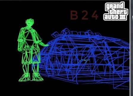 Границы коллизии объектов.