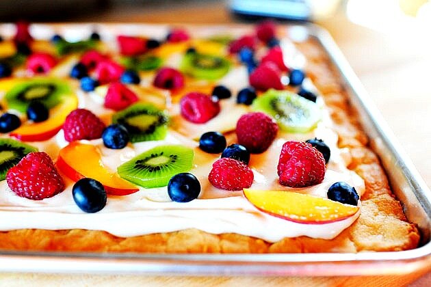 Друзья, привет! Сегодня я поделюсь с вами рецептом сладкой пиццы.