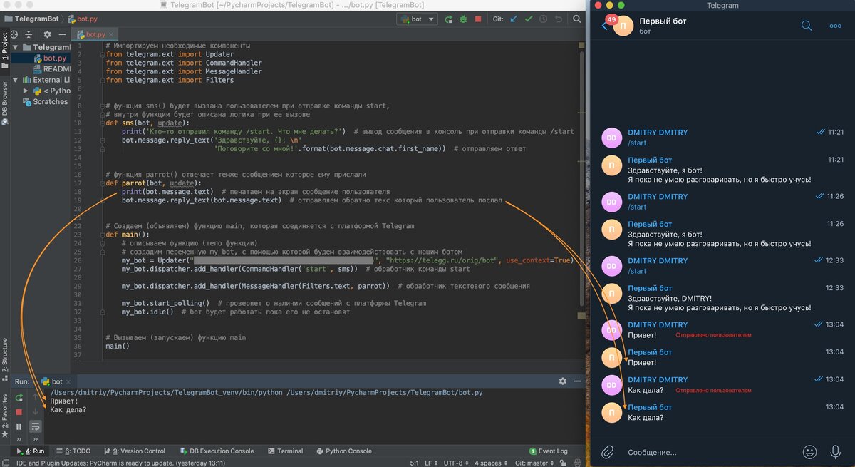 Библиотеки ботов python. Код бота на питоне. Код телеграмм бота. Телеграм бот на питоне. Телеграмм ботов на Пайтон.