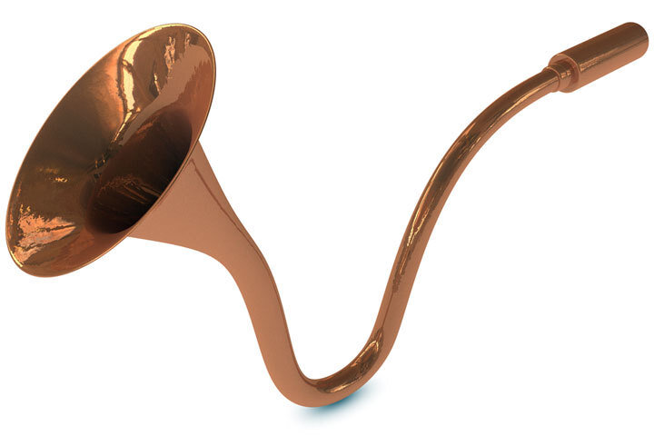 Медный слуховой аппарат