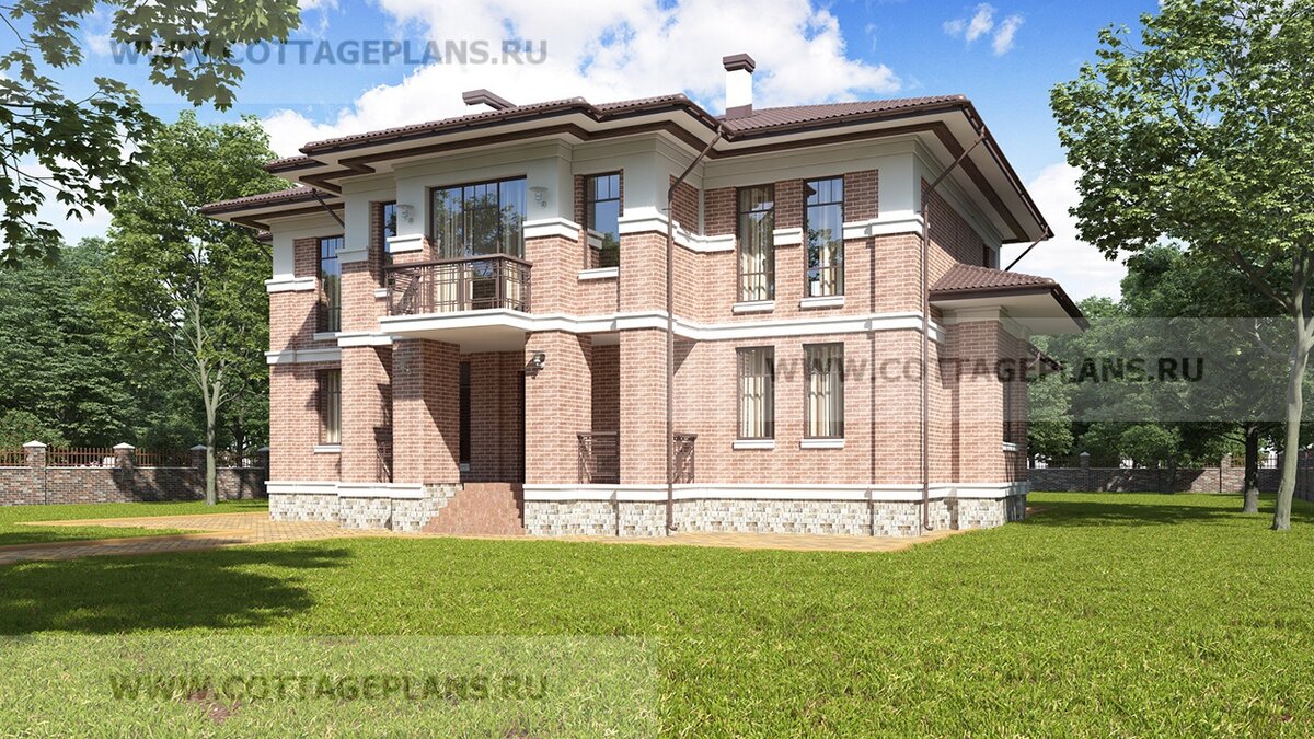  Фасады дома. Источник фото: https://www.cottageplans.ru