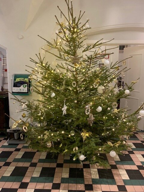 Рождественская ёлка в европейском замке