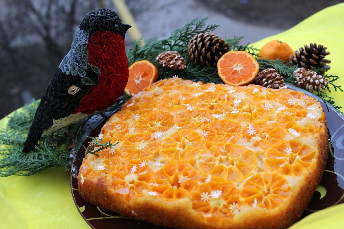 Пирог из мандаринов