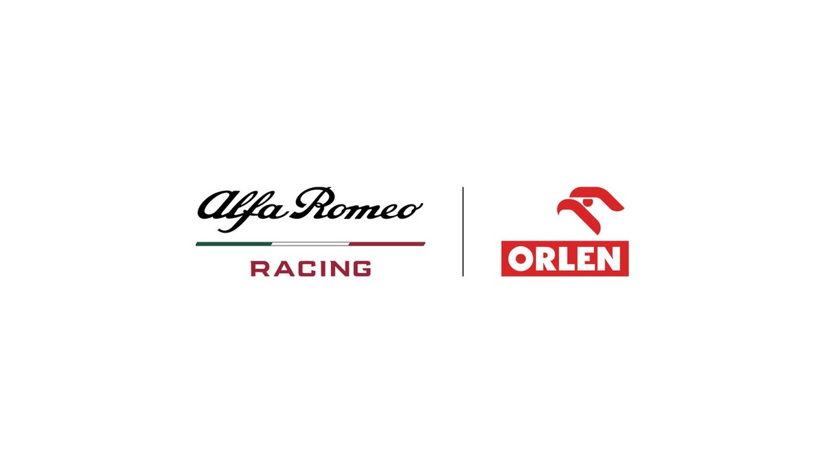 Совместный логотип Alfa Romeo и польской нефтяной компании Orlen 