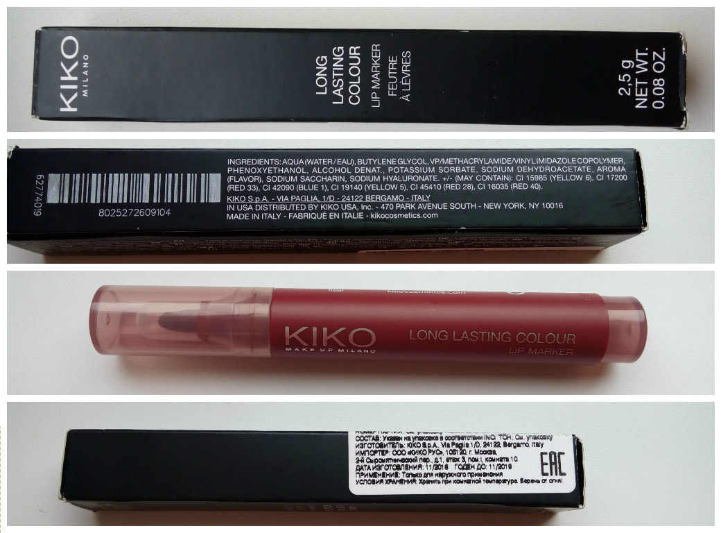 LongLasting Lip Marker, Kiko