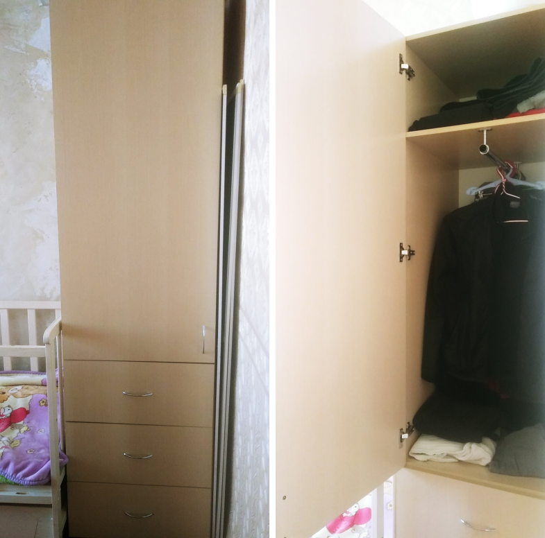 Шкаф. Муж сказал что он похож на холодильник.