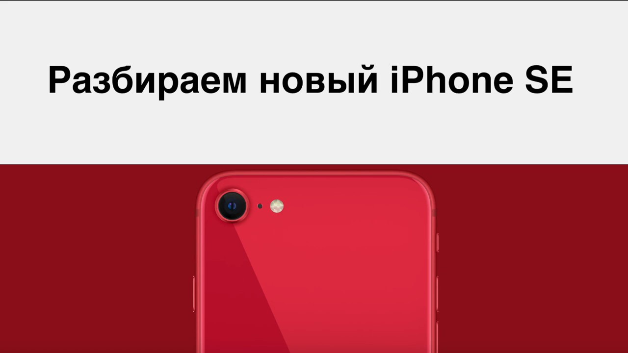 Разборка iPhone SE 2020