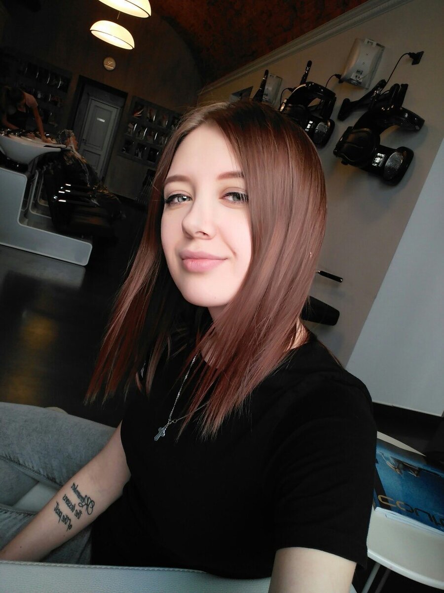 2017 год, одно из первых окрашиваний, после долгого перерыва