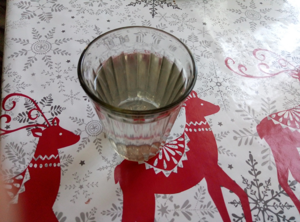 1-2 стакана воды с утра