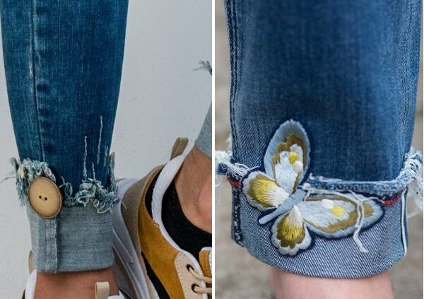 Как декорировать старые джинсы своими руками