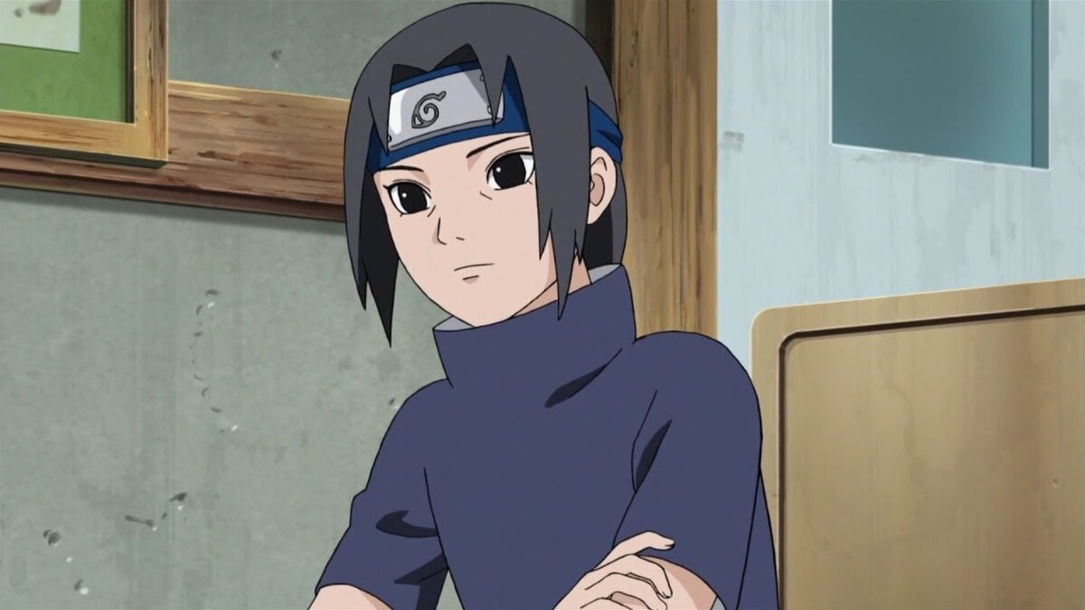 Аниме "Наруто". Учиха Итачи в Академии. 