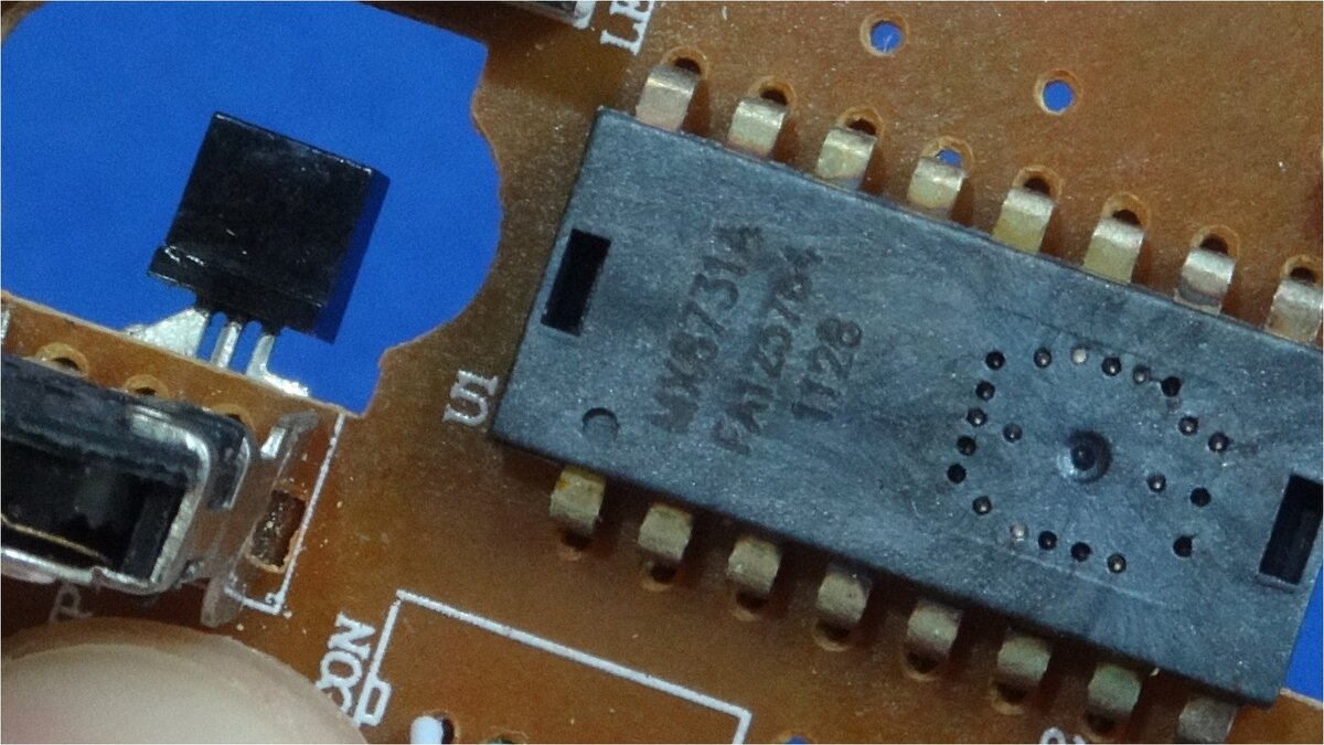 PIR Датчики в компьютерной мышке