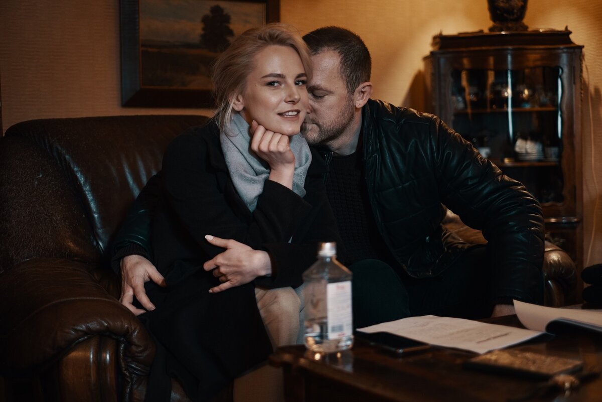 Линда Лапиньш и Денис Шведов