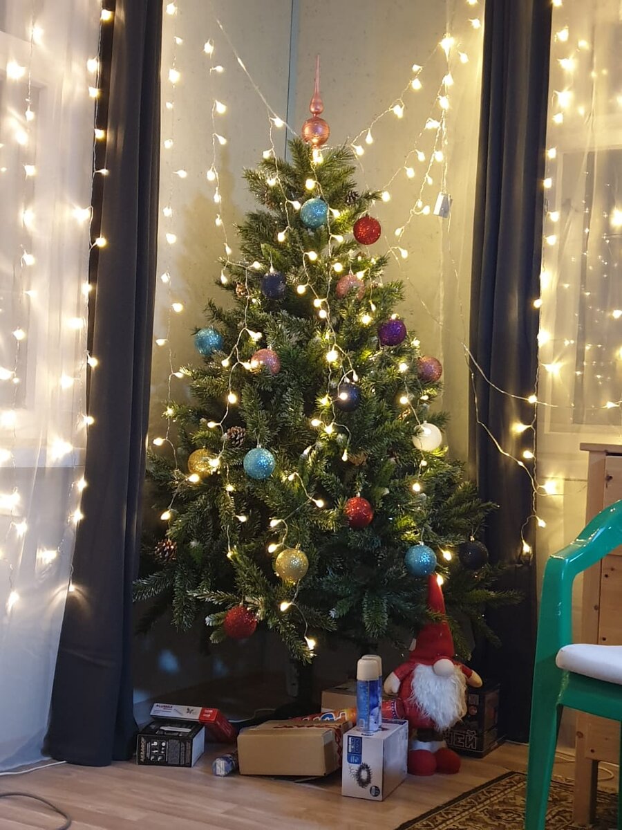 Наша прошлогодняя новогодняя елка!