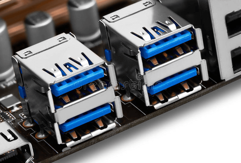 USB разъемы на материнской плате