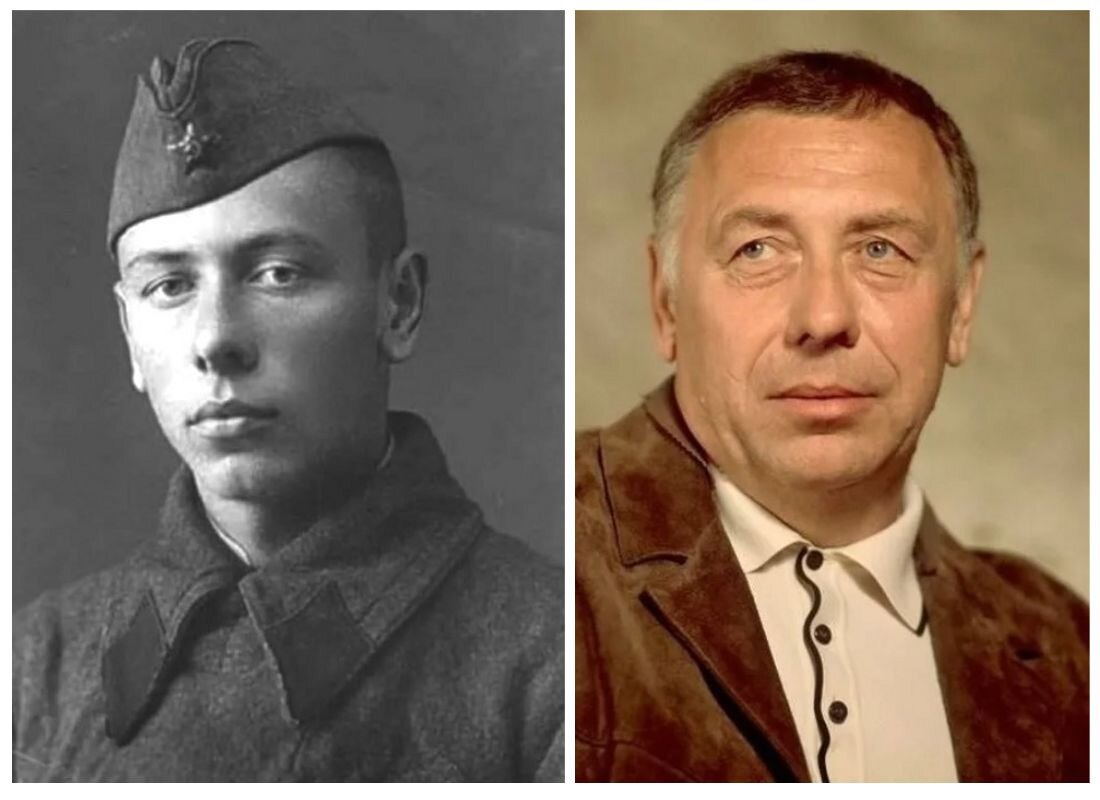 Он ушёл на фронт в первый же день войны. Коллаж автора.