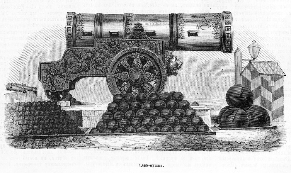 Царь пушка рисунок карандашом