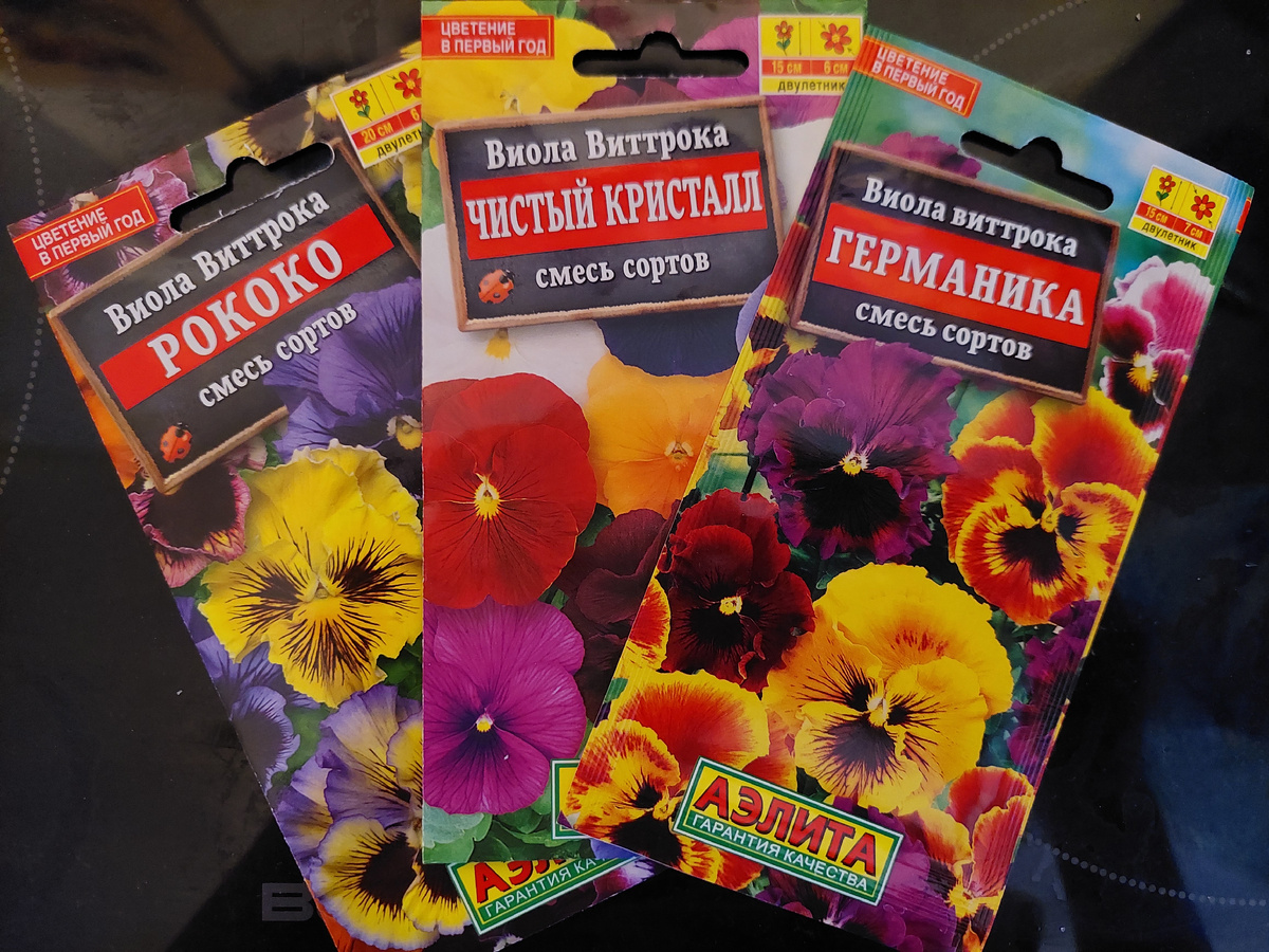 Взяла по 10 штук из каждого пакетика для эксперимента, оставшуюся часть досеяла прошлогодними семенами) 