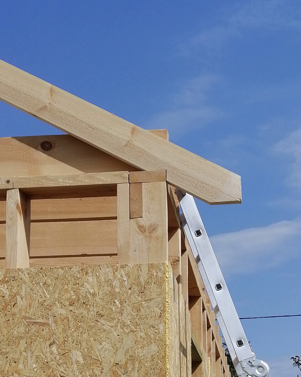 Врезка стропильной ноги