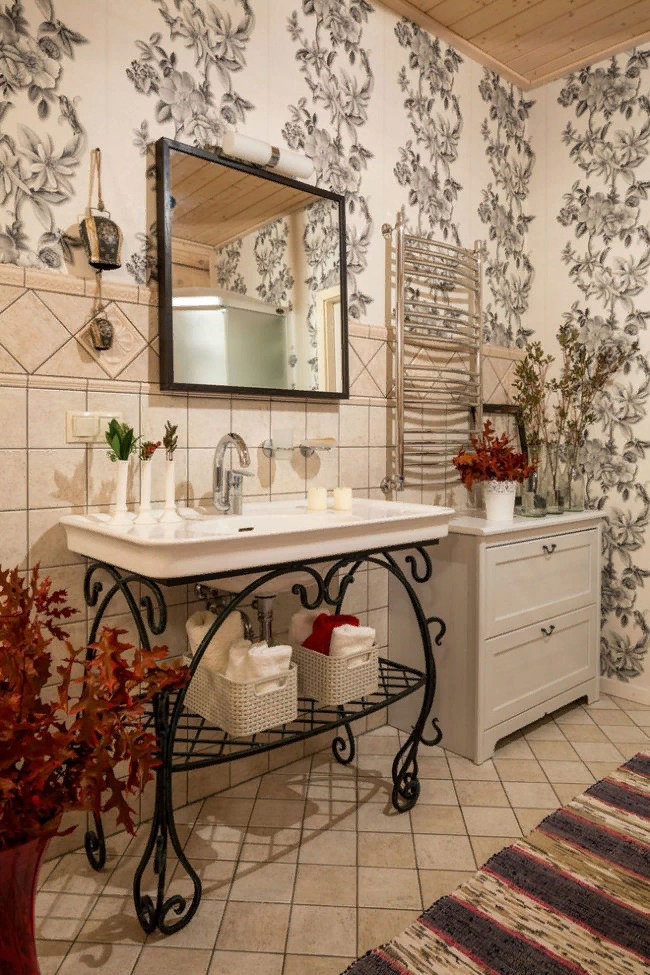 Ванная комната в стиле прованс: 80+ элегантных идей и обзор лучших интерьерных тенденций
