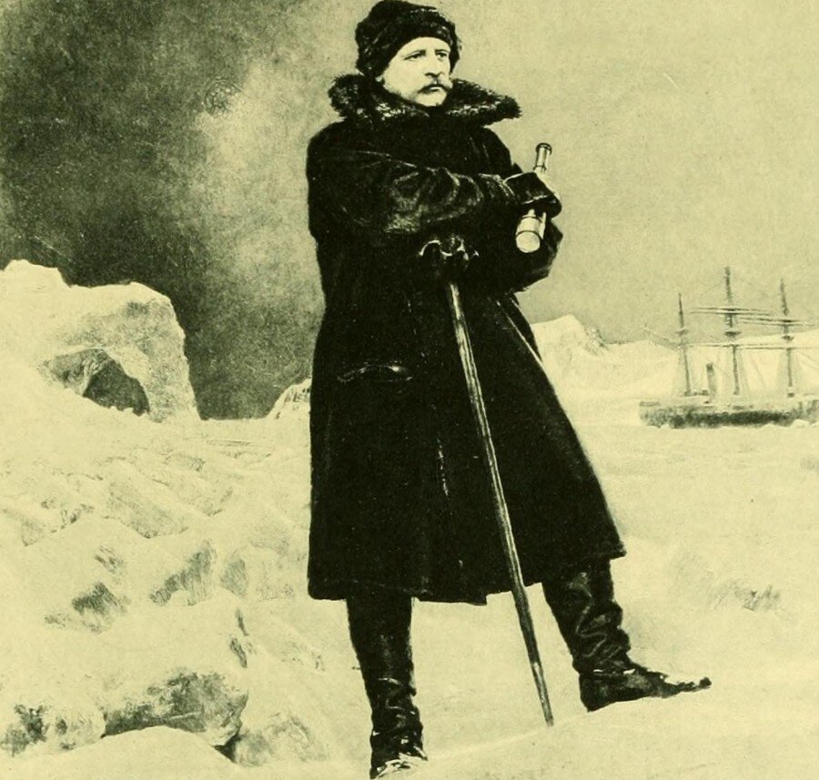 Нильс Норденшельд на зимовке. А где-то Сибиряков строит пароход, готовит спасательную экспедицию. Источник: Яндекс.Картинки
