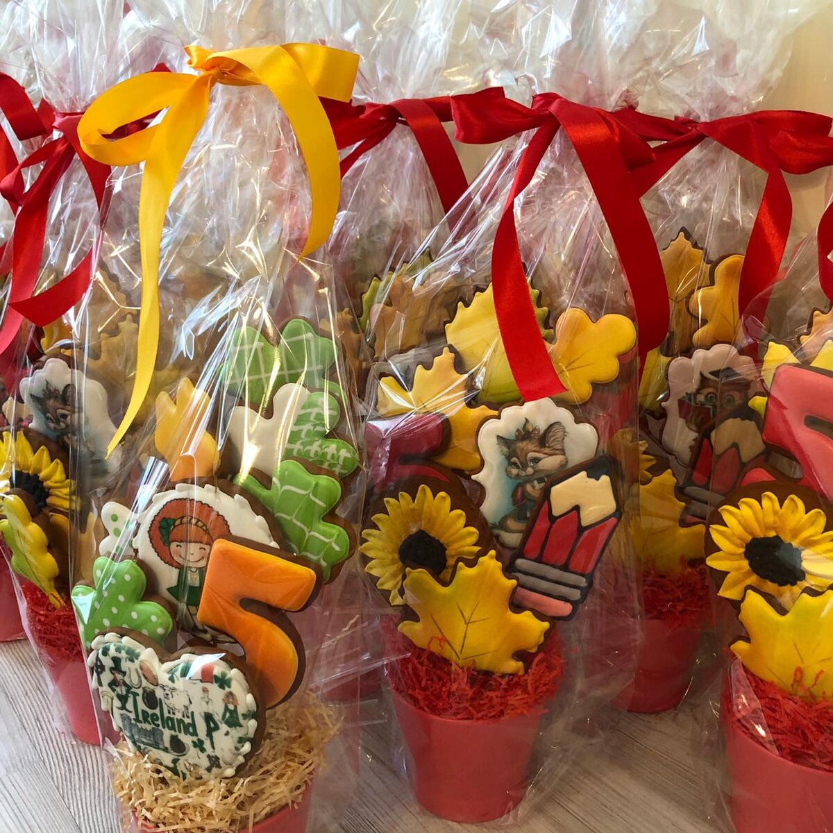 Букеты из имбирных пряников