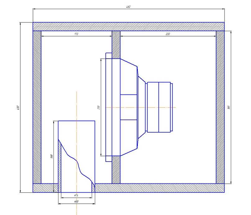 Чертежи коробов для сабвуферов