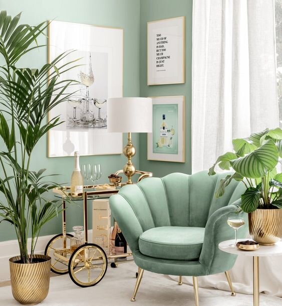 На фото: Кресло Pearl green, магазин Инлавка (https://inlavka.ru/shop/mebel/kresla/kreslo-pearl-green.html)