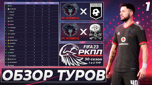 FIFA 23 РКПЛ - Российская КиберФутбольная Профи Лига - Обзор Тура 30 Сезон #1