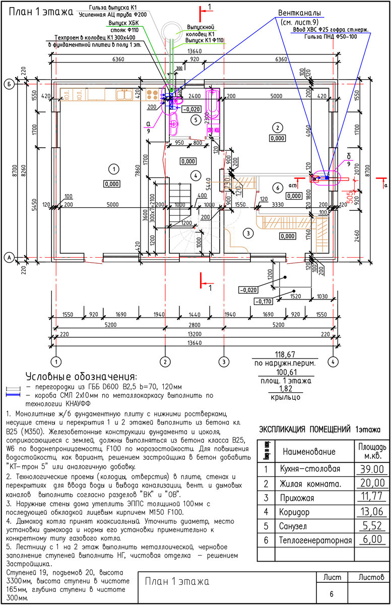 Проект 200 м2 дома 