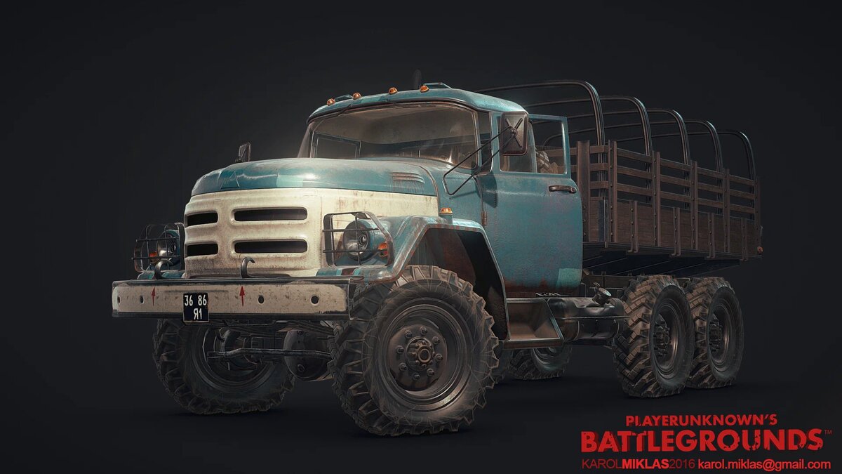 ЗиЛ-133 для PUBG 
