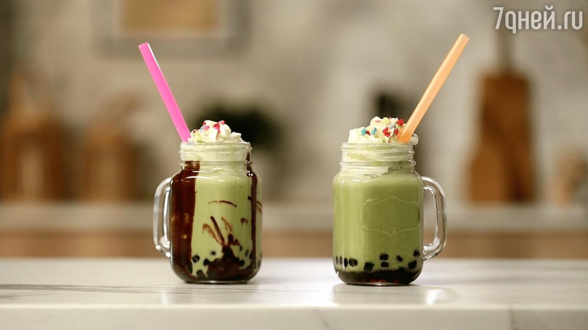    Бабл ти с синими шариками тапиоки: рецепт от телеведущего Сергея Малоземова пресс-служба НТВ