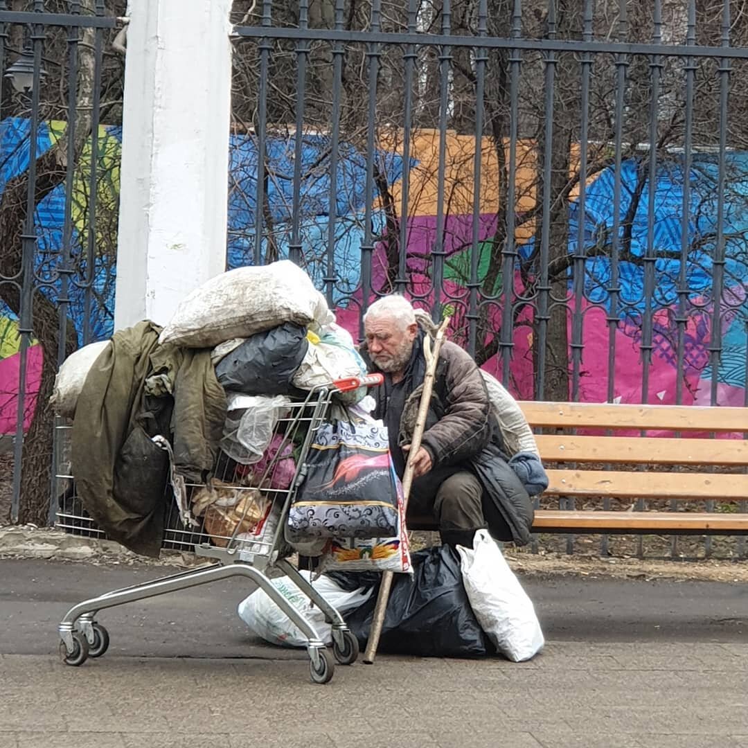 бомж московского вокзала